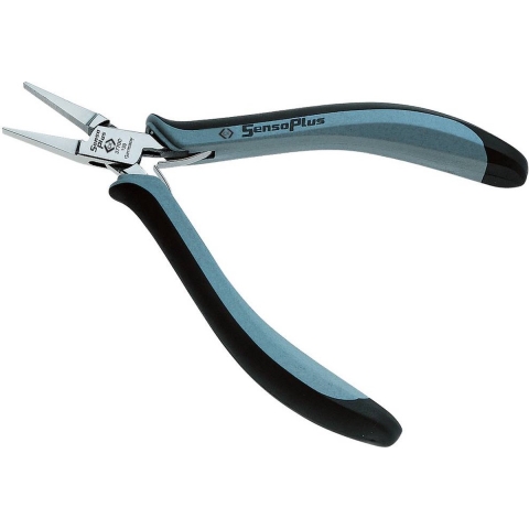C.K T3770 1D120 Platte tang ESD Recht Carbonstaal 130 mm