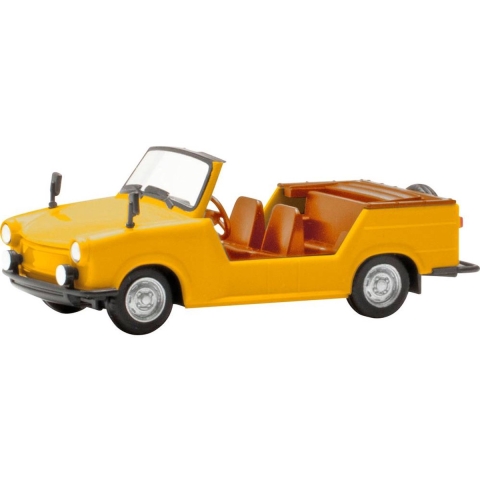 Herpa 024808-004 H0 Auto Trabant Kübel, geel