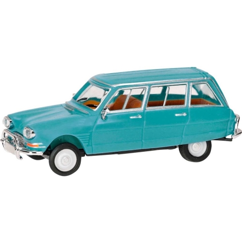 Herpa 027328-004 H0 Auto Citroën AMI 6 Break, pastelturkoois