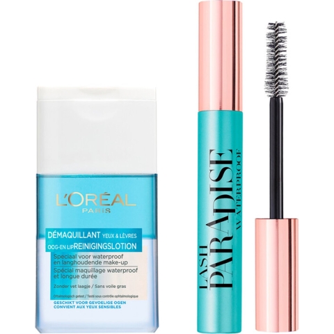 L'Oréal Paris Dermo Expertise Reinigingslotion&Lash Paradise Mascara Pakket