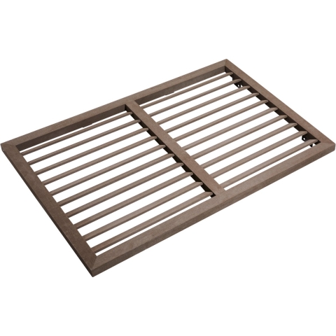 Evolar WPC Achterplaat voor Airco Omkasting Walnut Grey Medium