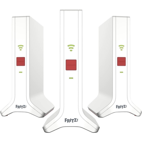 AVM WiFi-versterker FRITZ!Mesh Set 4200 3er-Set 20003107 LAN 10/100/1000 MBit/s Mesh-compatible