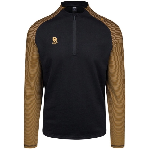 Robey RS3004 Performance Half-Zip Top - Black/Gold - M
