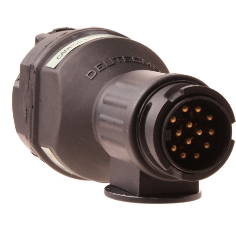 Carpoint led-verlichtingsadapter 12 Volt 13-13-polig 17 cm zwart