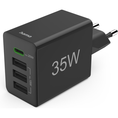 Hama USB-oplader 35.00 W Zwart