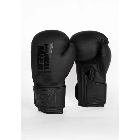 Gorilla Wear Kodiak Bokshandschoenen - Zwart - 8 oz