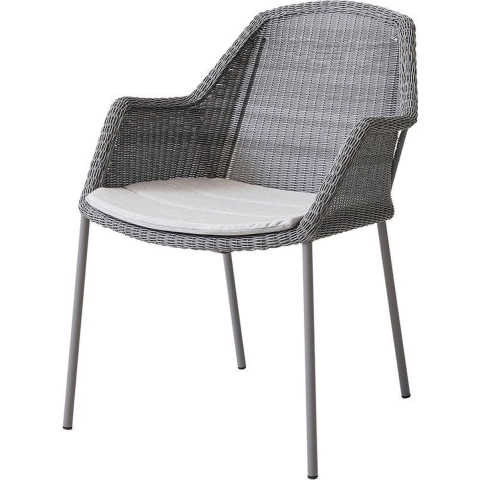 Cane-Line Zitkussen Voor Breeze Stapelbare Tuinstoel Light Grey