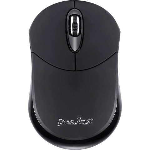 Perixx PERIMICE-802 Muis Bluetooth Optisch Zwart 3 Toetsen 1000 dpi