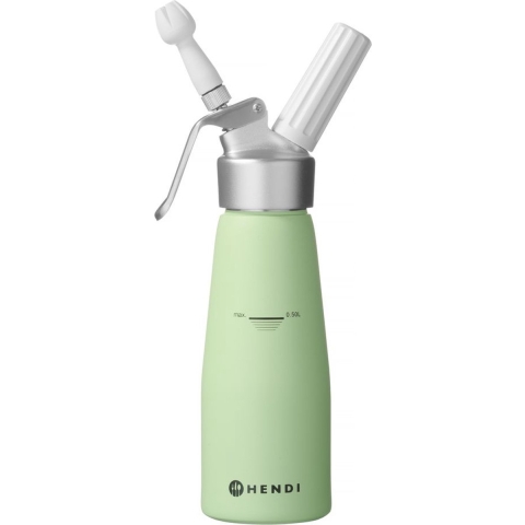 Hendi Slagroomspuit Pastel Groen - 500 ml