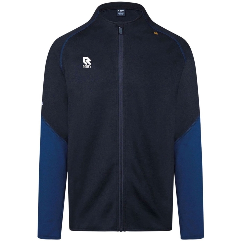 Robey RS4011 Performance Full-Zip Jacket - Black/Navy - 140