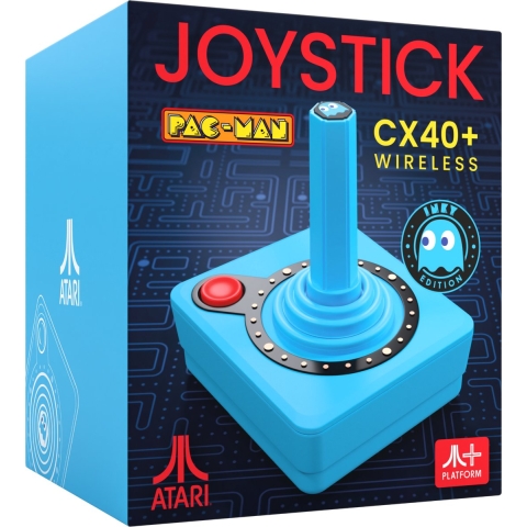 Pac-Man CX-40+ Wireless Joystick - Blue (Inky Edition)