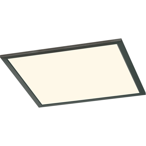 Trio leuchten - LED Plafondlamp - Plafondverlichting - 26W - Warm Wit 3000K - Dimbaar - Vierkant - Z