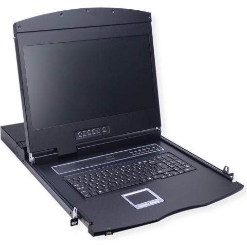 VALUE 19 KVM-switch, 8-poorts, 43 cm (17) TFT (4:3), VGA, USB, DE-Layout