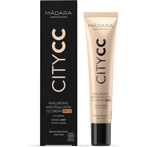 Madara City CC Hyaluronic Anti-Pollution CC-Crème SPF 15 Light 40 ml