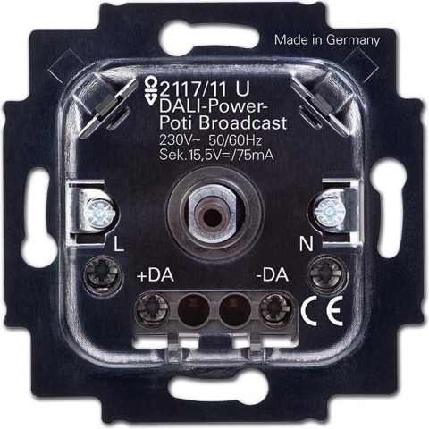 Busch-Jaeger 2CKA006599A2986 Dimmer Inzetstuk Zwart 1 stuk(s)