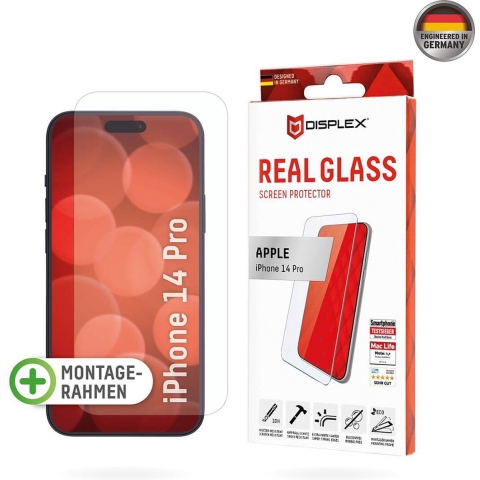 DISPLEX Real Glass 1699 Screenprotector (glas) Apple iPhone 14 Pro 1 stuk(s) Anti-vingerafdruk, Krasvast