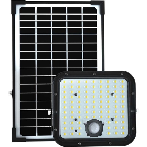V-TAC VT-432-B Schijnwerper op zonne-energie - IP65 - 4800 Lumen - 6400K