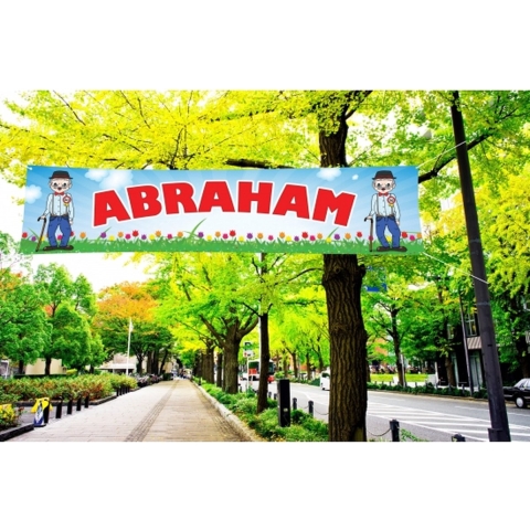 Abraham PVC spandoek 200 x 50 cm -