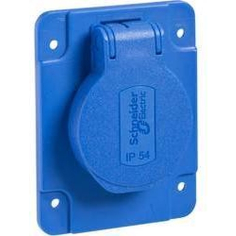 Schneider Electric PKS62B Stopcontact (inbouw) IP54, IK08 Blauw