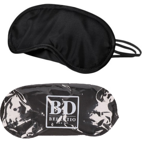 11x Slaapmaskers zwart -