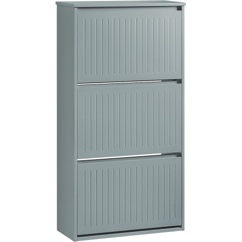 SoBuy - Schoenenkast - Grijs - 61x26x120 cm