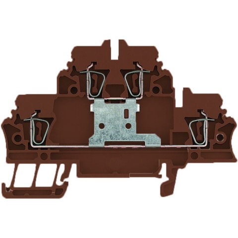 Weidmüller 1799790000 Klem 2-etages Spanveer Bruin 50 stuk(s)
