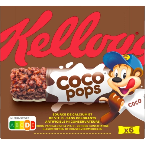 14x Kellogg's Bars Coco Pops 6 x 20 gr