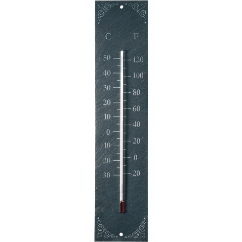 Thermometer van leisteen voor binnen en buiten 45 cm -