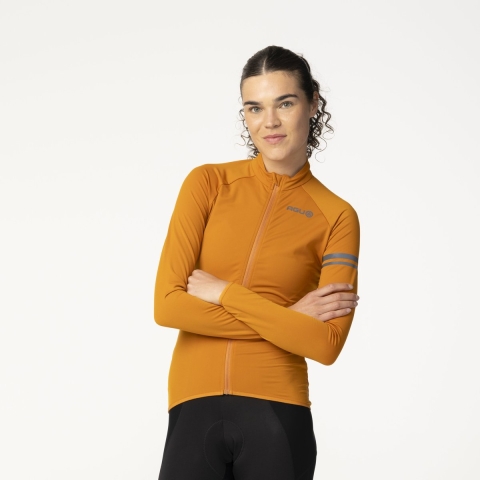 AGU Thermo Fietsshirt Lange Mouwen Essential Dames - Pumpkin spice - XS