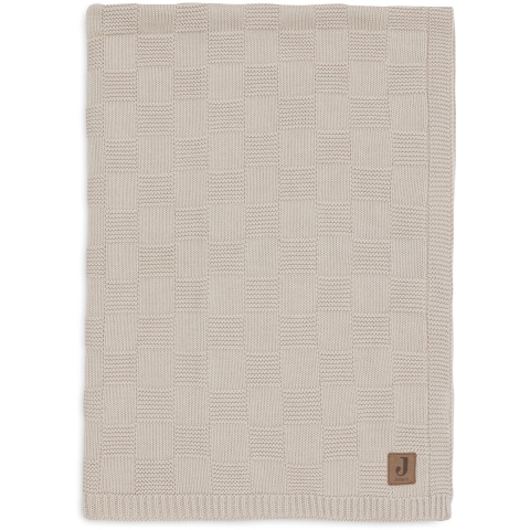 Deken Ledikant Jollein 100x150 Box Knit Warm Sand