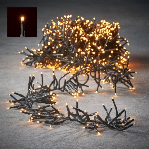 Luca Lighting kerstverlichting lichtsnoer 1152LED extrawarm wit 800 cm