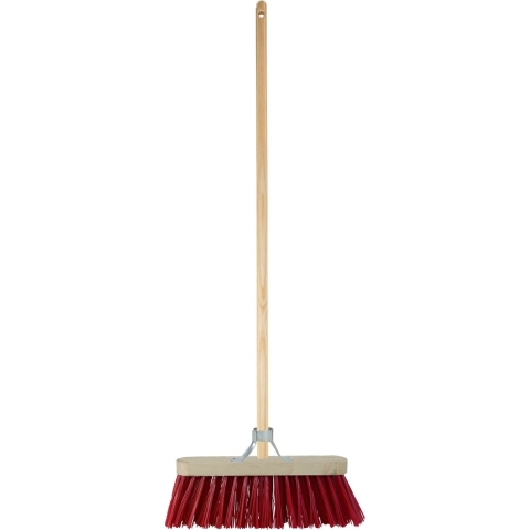 Buitenbezem - FSC hout - kunstvezel - hard - 30 x 150 cm -