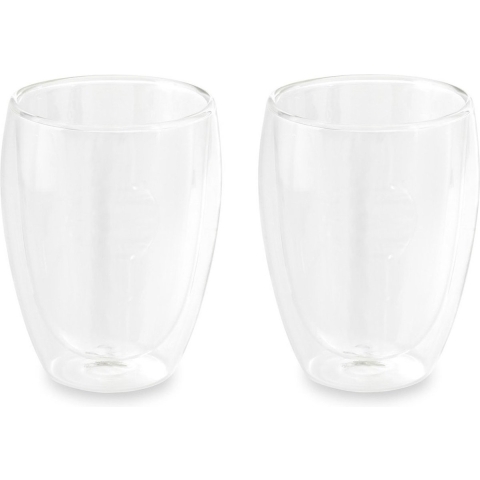 Dubbelwandige thee/koffieglazen - 10x - 350 ml - transparant - glas -