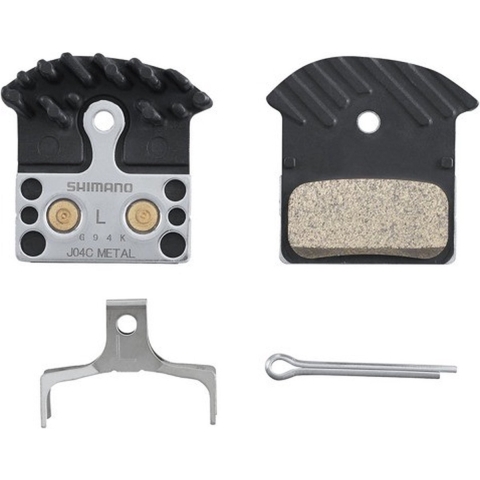 Schijfremblokset Shimano J04C Metal met koelvinnen