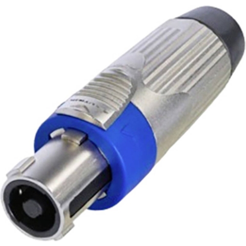 Neutrik NLT4FXX Stekker Zilver, Blauw 1 stuk(s)