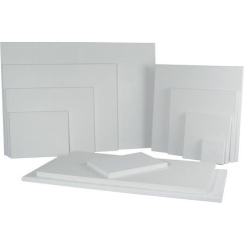 5x Handbespannen schildersdoeken 30 x 30 cm -