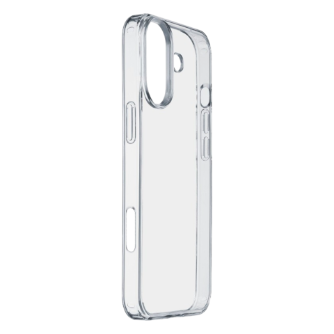 Cellularline Clear Duo Telefoonhoesje Voor Apple Iphone 16 Plus Transparant