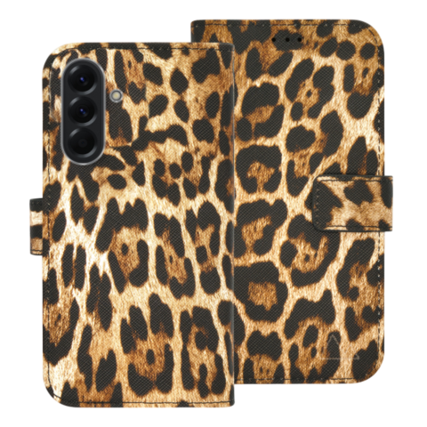 Mystyle Flex Wallet Telefoonhoesje Voor Samsung A36/a56 Wild Leopard
