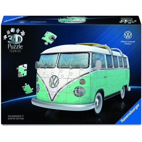 Ravensburger Iconics 3D Puzzel Volkswagen Bullie 108 Stukjes