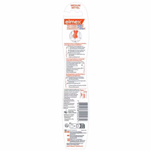 12x Elmex Tandenborstel Anti-Cariës InterX Medium