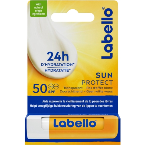 6x Labello Lippenbalsem Blister Sun Protect SPF 50