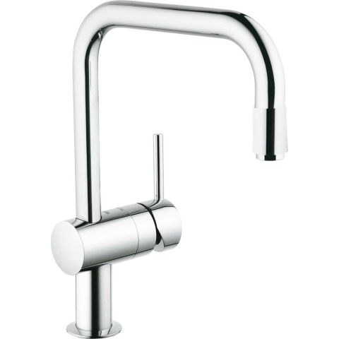 GROHE Minta keukenkraan - draaibare U-uitloop - uittrekbare handdouche - chroom - 32067000