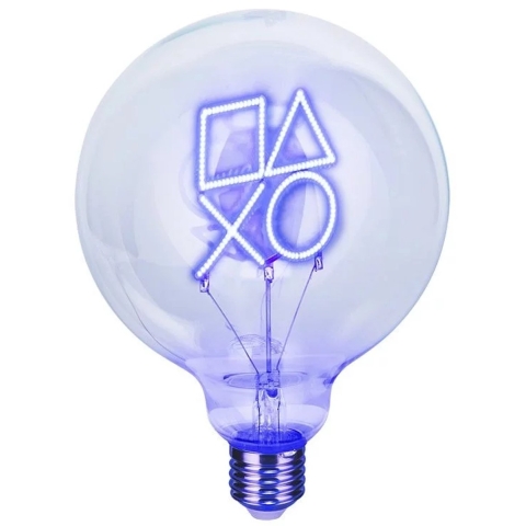 Paladone Playstation Neon LED Bulb Logo E27