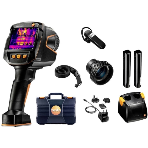 testo 883-2 Set Warmtebeeldcamera -30 tot 650 °C 27 Hz WiFi, Touchscreen