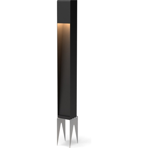 Tuinverlichting zwart 100x100x450 mm - Geroba