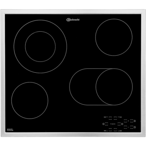 Bauknecht CHR 9642 IN - Inbouw keramische kookplaat - 4 kookzones - Zwart