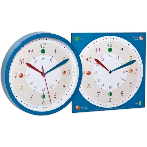 TFA Dostmann 60.3058.06.91 Wandklok Kwarts 308 mm x 44 mm Blauw