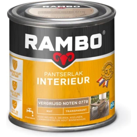 Pantserlak interieur mat 778 0,25l - Rambo