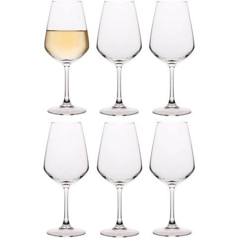 Vicrila wijnglazen Barolo - 6x stuks - voor rode en witte wijn - 390 ml -