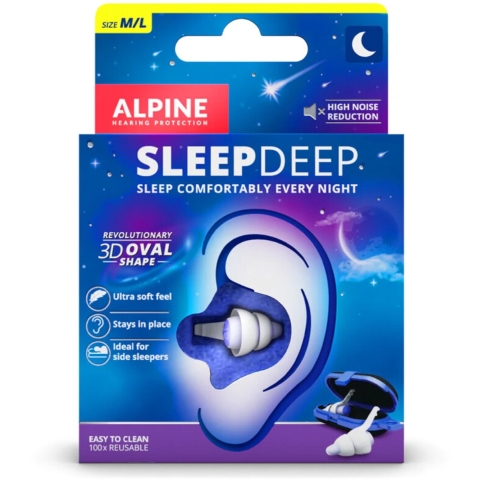 2x Alpine Oordopjes Sleepdeep 1 set